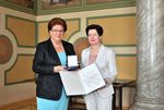 Foto: Mit der Präsidentin des Bayerischen Landtags Barbara Stamm