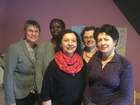 In Kaufbeuren mit Marita Knauer, Ulrike Seifert, Tabita Mabor, Selma Diel und Christine Räder
